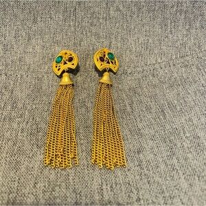 Oscar de la renta earrings